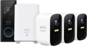 Eufy Eufycam 2C 3-pack + Eufy Video Doorbell Battery