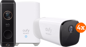 Eufycam 2 Pro 4-pack + Eufy Video Doorbell Dual 2 Pro