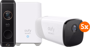 Eufycam 2 Pro 5-pack + Eufy Video Doorbell Dual 2 Pro