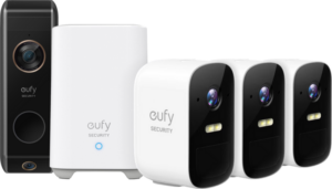 Eufycam 2C 3-pack + Eufy Video Doorbell Dual 2 Pro