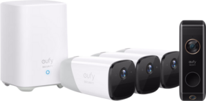 Eufycam 3-pack + Eufy Video Doorbell Dual 2 Pro