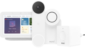 Google Nest Doorbell + Nest Hub + Nuki Smart Lock 3.0 + Nuki Bridge