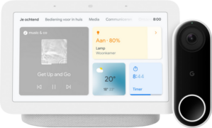 Google Nest Hub 2 Chalk + Nest Hello