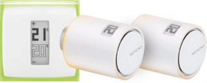 Netatmo Slimme Modulerende Thermostaat + 2 radiatorknoppen