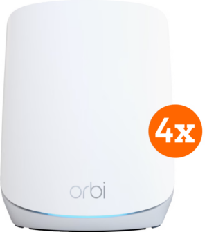 Netgear Orbi RBK763s Mesh Wifi 6 (4-pack)
