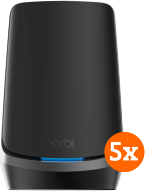 Netgear Orbi RBKE963 Mesh Wifi 6E Zwart (5-pack)