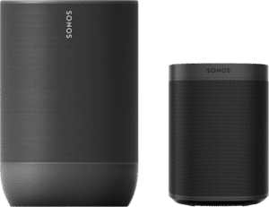 Sonos Move Zwart + Sonos One SL Zwart