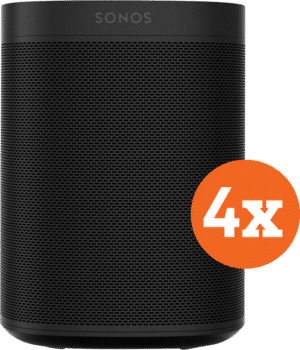 Sonos One Zwart 4-pack