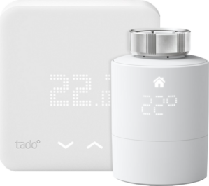 Tado Draadloze Slimme Thermostaat V3+ Startpakket + 1 radiatorknop
