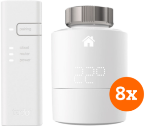 Tado Slimme Radiator Thermostaat Starter 8-Pack