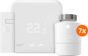 Tado Slimme Thermostaat V3+ startpakket + 7 radiatorknoppen