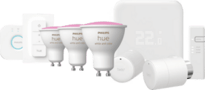 Tado Thermostaat V3+ Startpakket + 2 knoppen + Philips Hue White and Color 3-pack GU10