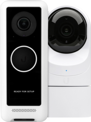 Ubiquiti UniFi Protect G4 Doorbell + Ubiquiti UVC G3 Flex