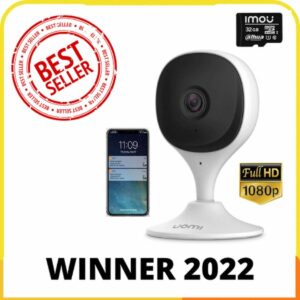 Babyfoon Met Camera - Met App - Geluid en Bewegingsdetectie - Nactvisie - Full HD - Wifi - Wit