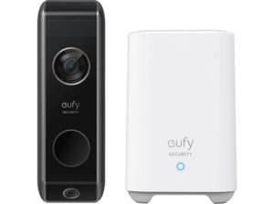 Eufy Doorbell 2 Pro + Homebase (battery) Wit/zwart