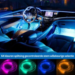 Forever Speed Auto Interieur Verlichting Led - 6M - Met App - Gemakkelijk Monteren - Hoge Kwaliteit - Met Power Switch