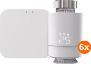 Hama Slimme Thermostaat startpakket + 6 radiatorknoppen