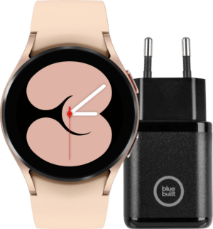 Samsung Galaxy Watch 4 40 mm Rosegoud + BlueBuilt Oplader