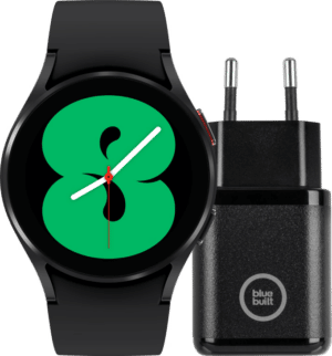 Samsung Galaxy Watch 4 40 mm Zwart + BlueBuilt Oplader