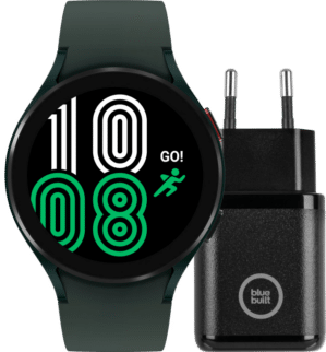 Samsung Galaxy Watch 4 44 mm Groen + BlueBuilt Oplader