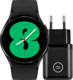 Samsung Galaxy Watch 4 44 mm Zwart + BlueBuilt Oplader