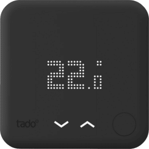 Tado Slimme Thermostaat V3+ Zwart bedraad startpakket