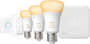 Tado Thermostaat V3+ Startpakket + Philips Hue White Ambiance E27 Startpakket