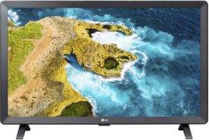 LG 24TQ520S-PZ.API, 59,9 cm (23.6"), 1366 x 768 Pixels, LED, Smart TV, Wifi, Zwart