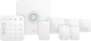 Ring Alarmsysteem met 2 magneetcontacten en 3 bewegingssensoren