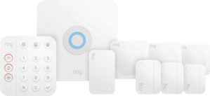 Ring Alarmsysteem met 3 magneetcontacten en 3 bewegingssensoren