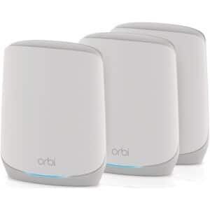 Netgear Orbi Tri-band WiFi 6-mesh-systeem router + 2 satellieten