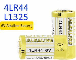 4LR44 L1325 Alkaline Batterij 6V - Blafband - Rookmelder - Camera - Afstandsbediening - Garage - Per 8 stuks