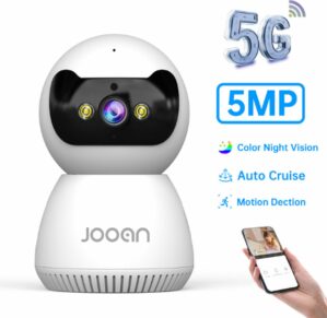Babyfoon Met Camera - Babyfoon - 5MP - Monitor - 5G Wifi - 355 ° - 64GB