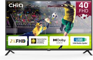 CHiQ L40G5W FHD led-tv, 100 cm (40"), 1080p, Dolby Audio, TUNER (DVB-T/T2/C/S/S2 ), HDMI/USB/oortelefoon/CI/RF-Non smart