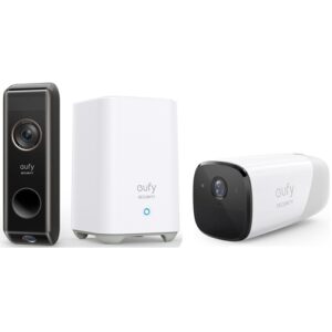 Eufy by Anker videodeurbel Dual 2K (batterij) & camera Eufycam 2