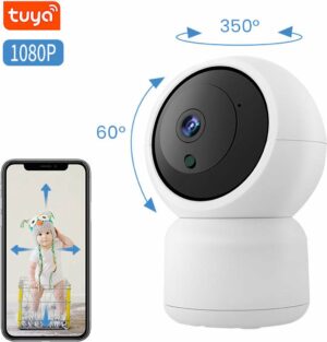 Full HD Wifi Babyfoon met App - en Camera Beveiliging - met Beweging en Geluidsdetectie - nachtvisie - spraakfunctie