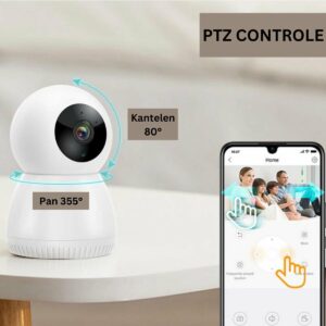 HD WiFi 3MP Draadloze Babyfoon Met Camera - IP Camera - Huisdier Camera - Babyfoon In Huis - Twee Weg Audio Opnamen - Menselijke Detectie Video Toezicht