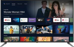 HYUNDAI Smart Android TV 55'' (139cm) 4K UHD - WIFI - GOOGLE ASSISTANT - NETFLIX PRIME VIDEO - CHROMECAST - 3xHDMI - 1xUSB - HDR10