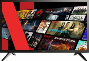 HYUNDAI Smart NETFLIX LED TV 24 inch (60cm) - Hoge definitie - Drievoudige tuner - WiFi YouTube - HDMI x2 - USB multimedia 2.0 x2 - Screencast