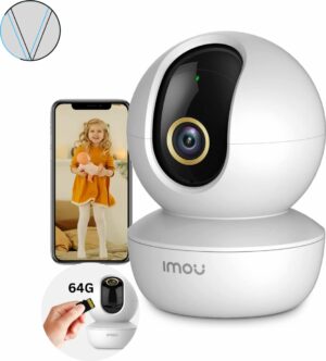 Huisdiercamera - Hondencamera - Babyfoon Met Camera En App - Incl 64GB - 360 Graden - 100% Tevredenheidsgarantie