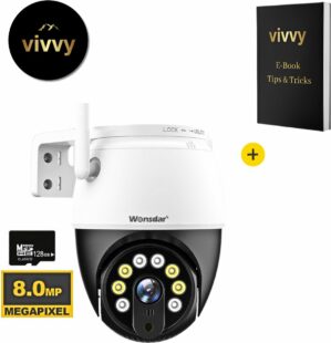Huisdiercamera - Hondencamera Bewegingssensor - Babyfoon Met Camera En App - 360 Graden - Nachtzicht - 126G - 100% Tevredenheidsgarantie