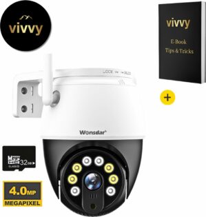 Huisdiercamera - Hondencamera Bewegingssensor - Babyfoon Met Camera En App - 360 Graden - Nachtzicht - 32G - 100% Tevredenheidsgarantie