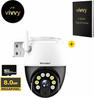 Huisdiercamera - Hondencamera Bewegingssensor - Babyfoon Met Camera En App - 360 Graden - Nachtzicht - 64 GB - 100% Tevredenheidsgarantie