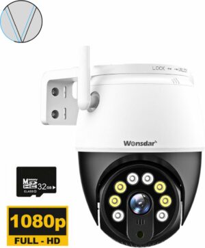Huisdiercamera - Hondencamera Bewegingssensor - Babyfoon Met Camera En App - 360 Graden - Nachtzicht - Hoogwaardige Kwaliteit - 32G - 1080P
