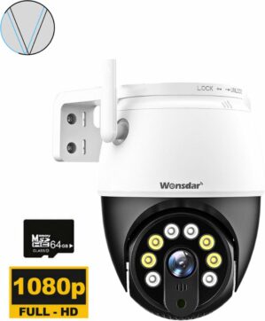 Huisdiercamera - Hondencamera Bewegingssensor - Babyfoon Met Camera En App - 360 Graden - Nachtzicht - Hoogwaardige Kwaliteit - 64G - 1080P