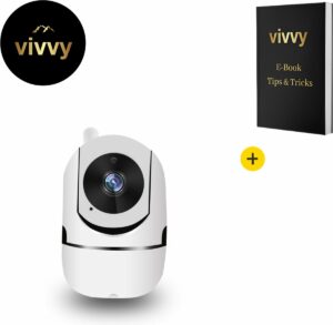 Huisdiercamera - Hondencamera Met 2 Way Audio - Babyfoon Met Camera En App - Best Getest - 100% Tevredenheidsgarantie - 1620p - Wit