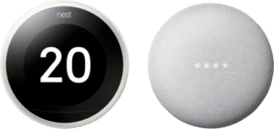 Nest Learning Thermostat V3 Premium Wit + Google Nest Mini Wit