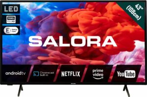 Salora 43FA220 tv 109,2 cm (43") Full HD Smart TV Wifi Zwart