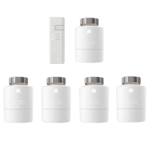 Tado Starterskit Slimme Radiatorknop V3+ & Srt 4-pack