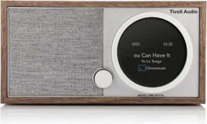 Tivoli Audio - Model One Digital+ Gen 2 - DAB+/WiFi/AirPlay 2/Chromecast/Smart Radio - Walnoot/Grijs